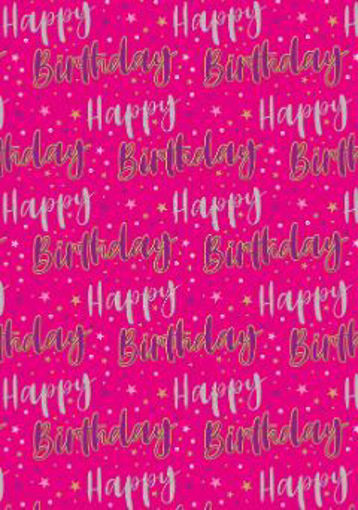 Picture of HAPPY BIRTHDAY PINK WRAPPING